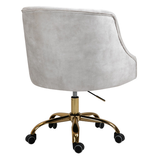 Tufted velvet office online chair